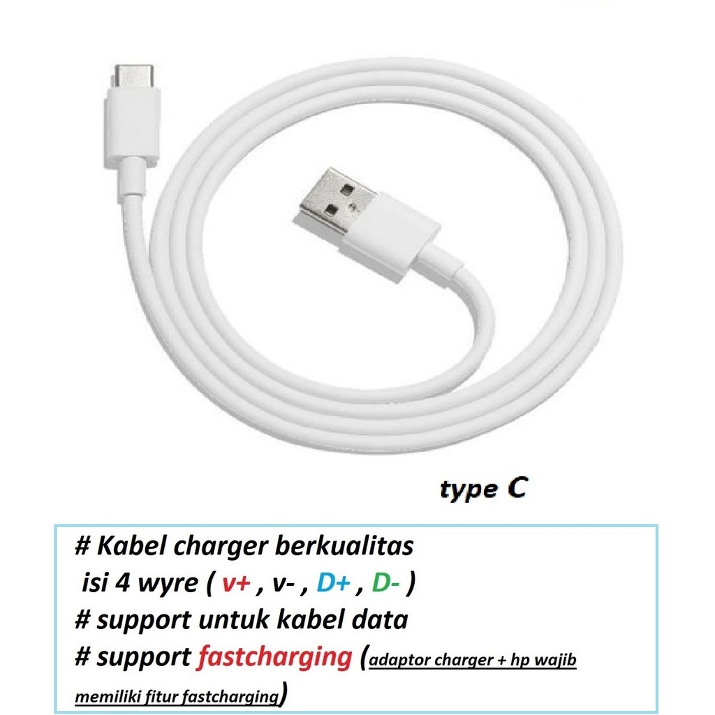 Usb type C kabel charger realme narzo N65 (RMX3997)