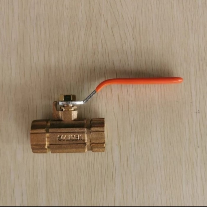 Stop kran keran kuningan SOLIGEN 2" inch / Ballvalve kuningan asli SLG