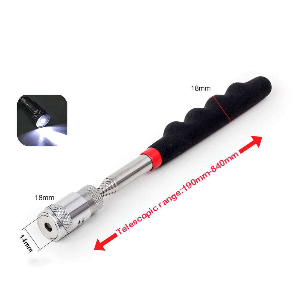 stik tongkat magnet lampu teleskopik stik stick magnet tongkat magnet panjang