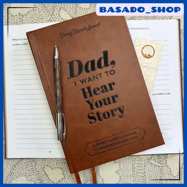 

Buku Jurnal Leather Journal Personalized Father Guided Notebook - BK3