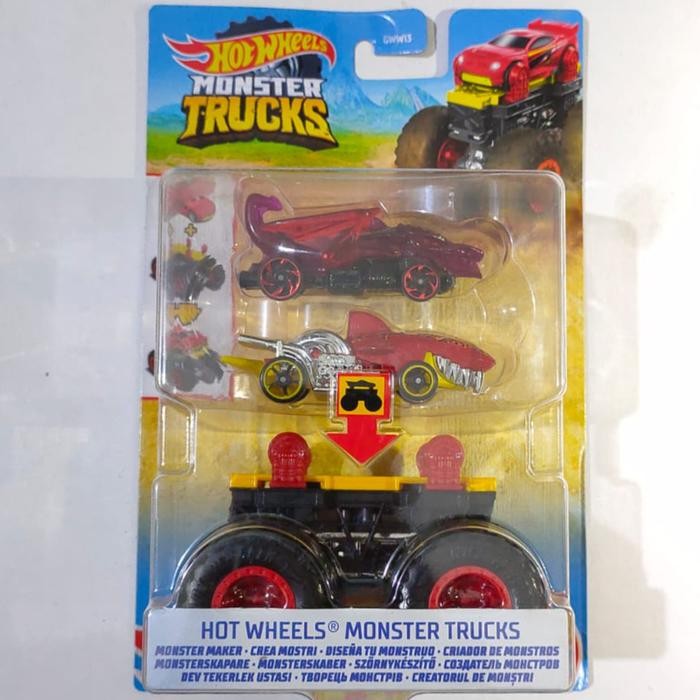 Hot Wheels HW Monster Trucks Truck Dragon Blaster Sharkruiser 2022