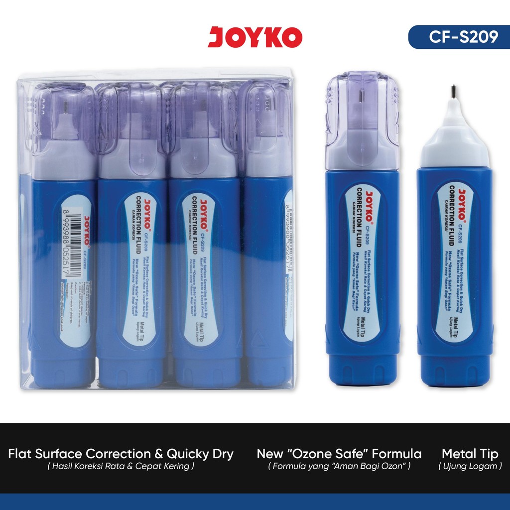 

JOYKO Correction Fluid 1 Pack CF-S209 Isi 12 Pcs