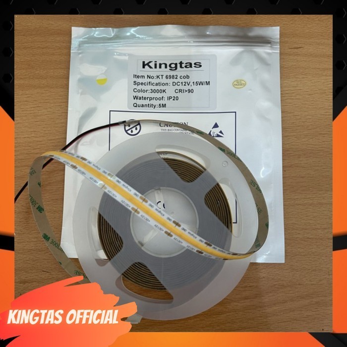 Led Strip COB 12V IP20 15W KINGTAS LED STRIP COB KT 6982 STRIP COB 12V