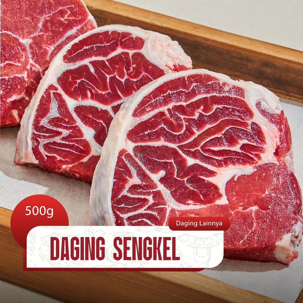 

Daging Sapi Premium Sop/Sengkel Frozen Food Halal 500gr - Daily Beef Bekasi