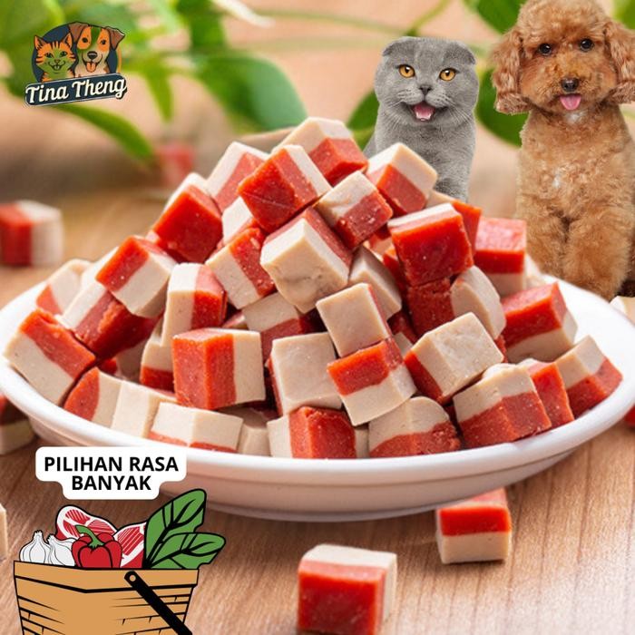 

Cemilan anjing 500 gram Pork belly, cheese beef, vegeteble, milk, keju dan 500 gram cemilan anjing murah - BEEF 500 G