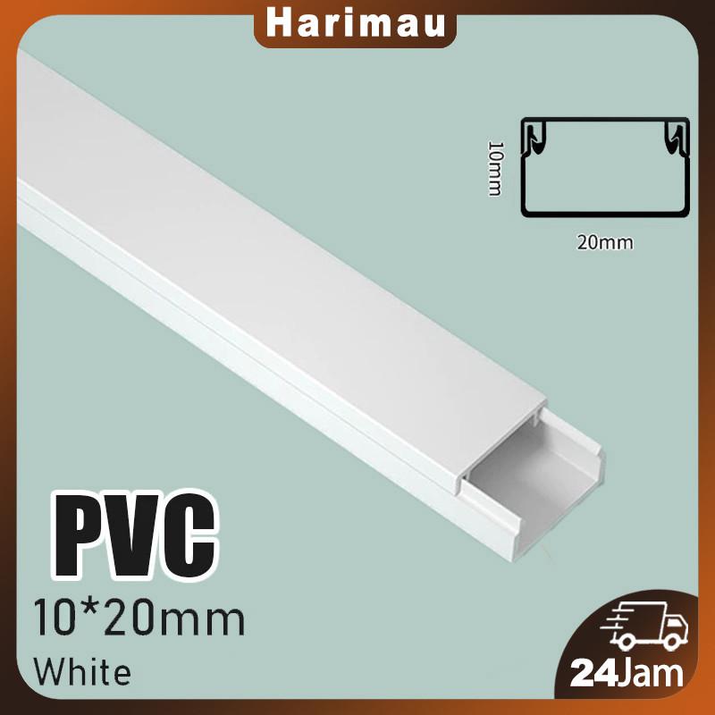 Pipa Listrik Wiring Cable Duct Trunking Pvc / Penutup Kabel Duct /Kotak Dinding Lantai