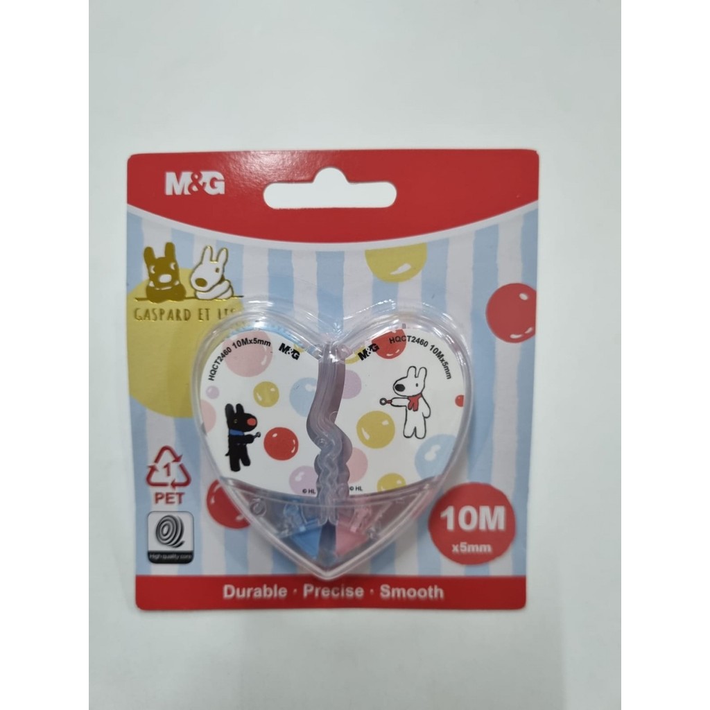 

Correction Tape M&G Heart Shape 2x5M Gaspard et Lisa