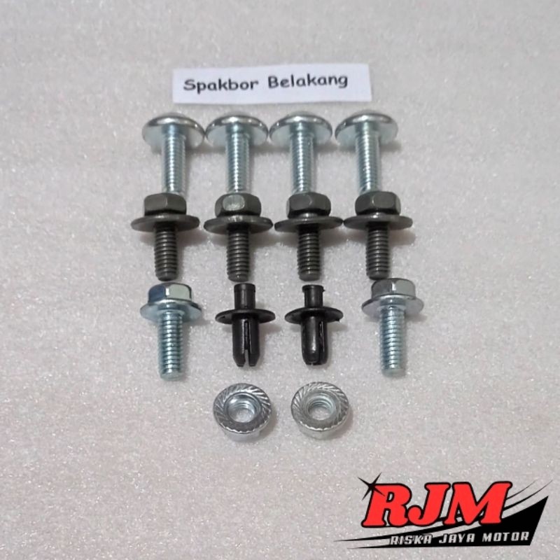 Baut Full Set Cover Bodi Body Spakbor Belakang Yamaha Jupiter MX King New 155 VVA