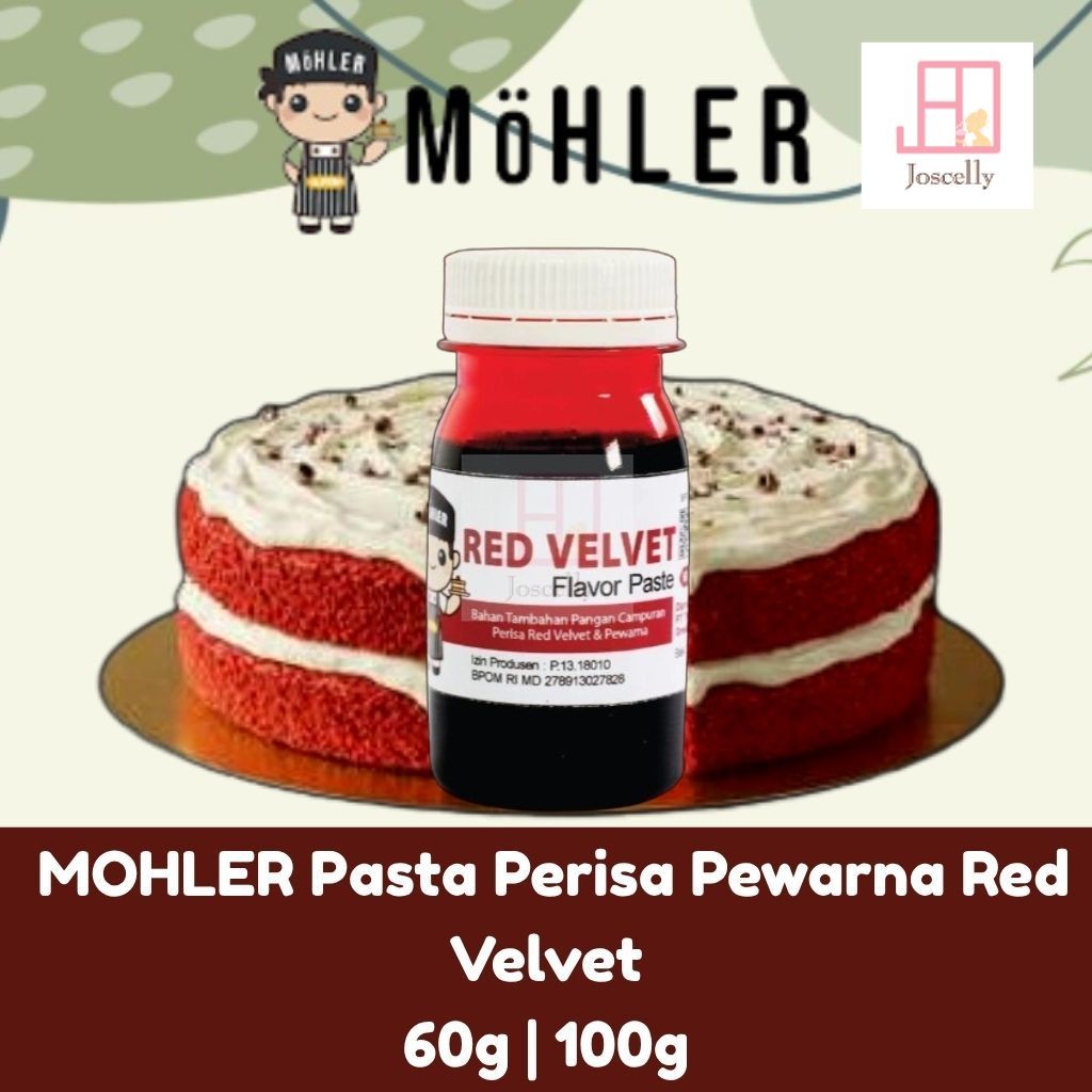 

JOSCELLY.ID MOHLER Pasta Perisa Pewarna Red Velvet