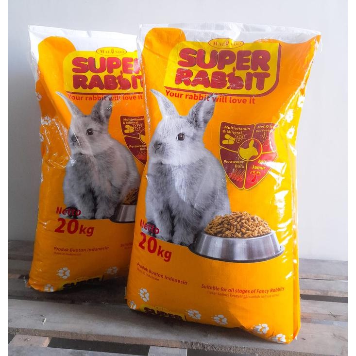 pakan kelinci SUPER RABBIT 20 kg pellet