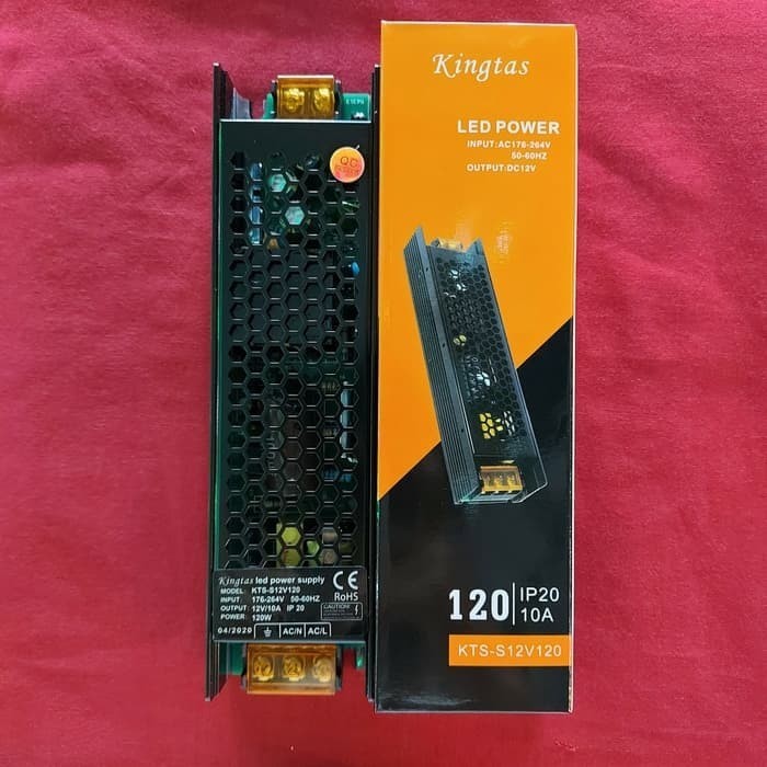 Trafo 10A 12V / Power Supply 10A 12V Kingtas