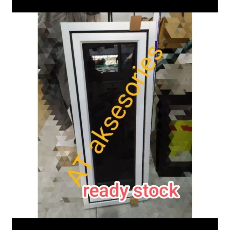 Jendela aluminium 40x80 casement grosir