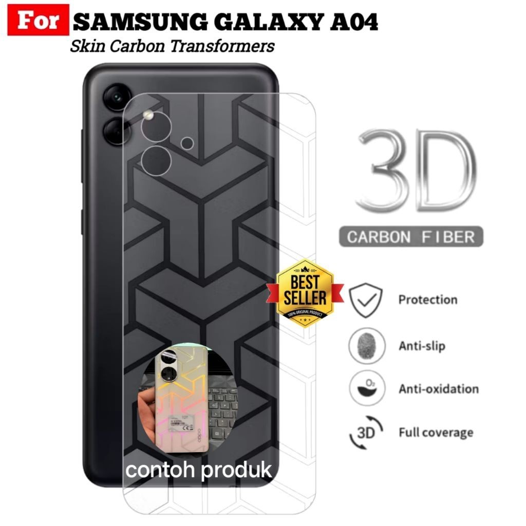 [ PROMO ] COD Skin Carbon Samsung A04 A04E A04S A03 A03 CORE A03S A02S A02 M02 A01 M01 A01 core Back