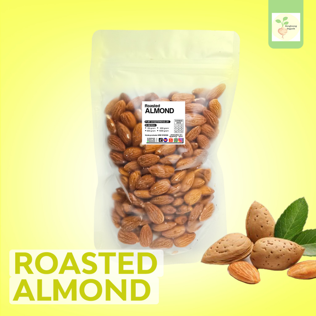 

Kacang Almond 500gr- Roasted