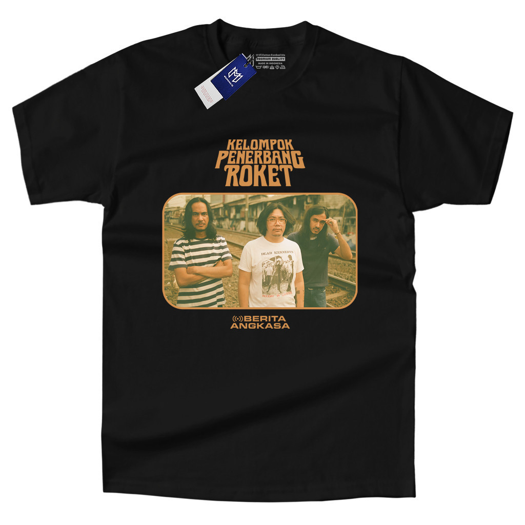 T-shirt Merchandise KPR - Berita Angkasa | Kaos Band Kelompok Penerbang Roket