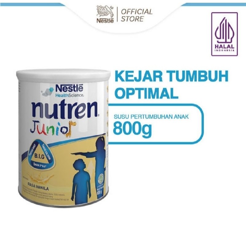 Nestle nutren junior susu pertumbuhan vanila 800grCO