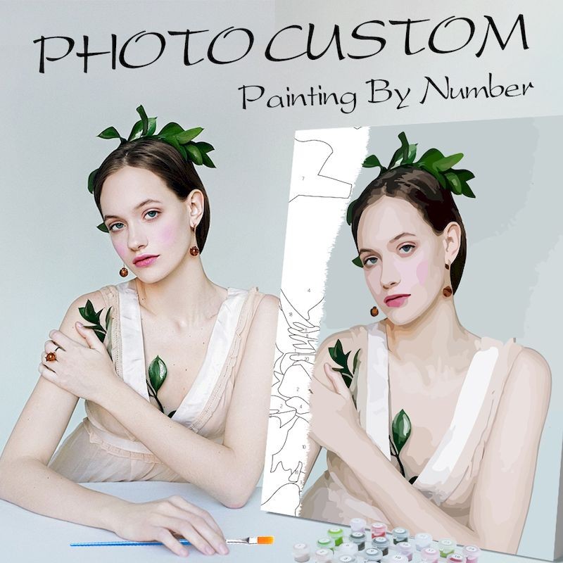 

GATYZTORY DIY Oil Painting By Numbers Art Picture on Canvas Kits Drawing Paint Acrylic Handmade Adults Kids Gift Wall Decor