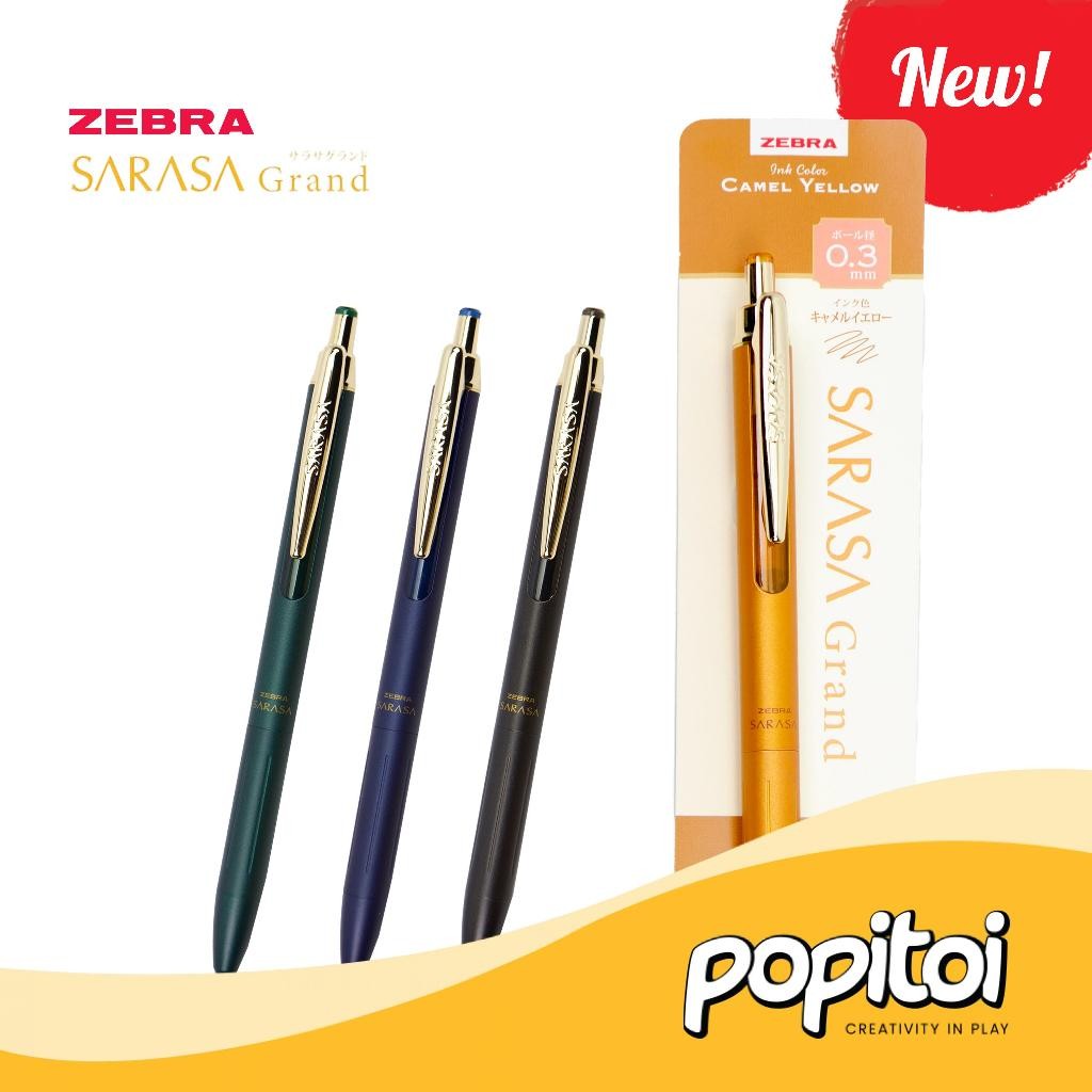 

Zebra Sarasa Grand Vintage 0.3 0.5 mm Retro Color Gel Pen Pulpen Bolpoin Gift Souvenir