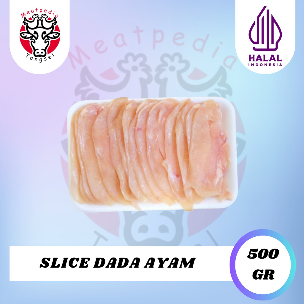 

Ayam Slice - Dada ayam slice - chicken slice 500gr