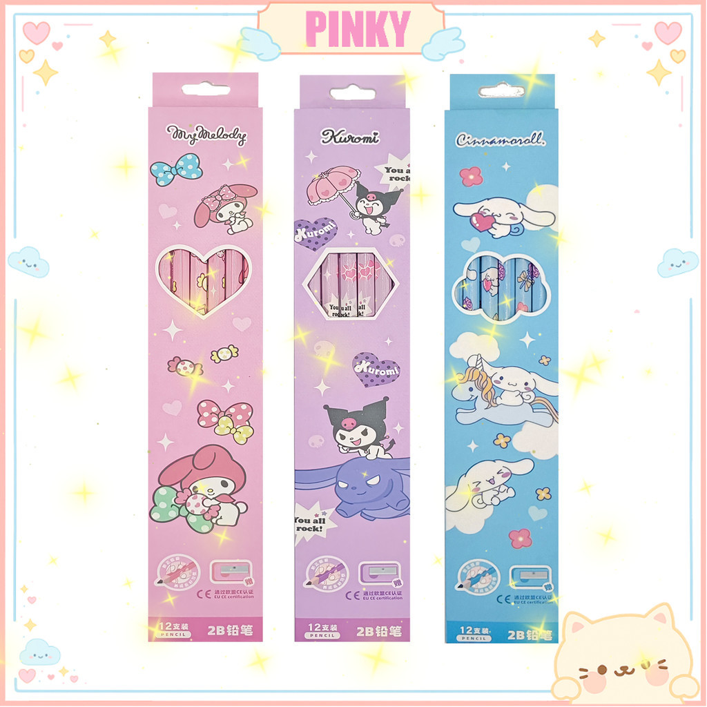 

COD 1 LUSIN ISI 12, 10, & 6 PCS PENSIL 2B MOTIF Sanrio LUCU IMUT / PENSIL 2B 1 PACK MOTIF KARTUN
