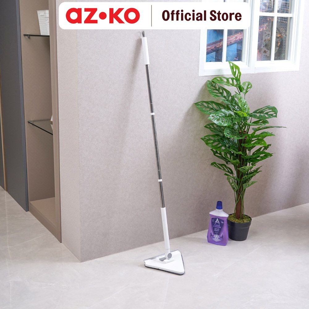 AZKO Proclean Alat Pel Triangle - Putih Pelan Lantai Serbaguna Floor Mop Kain Lap Lantai Alat Kebers