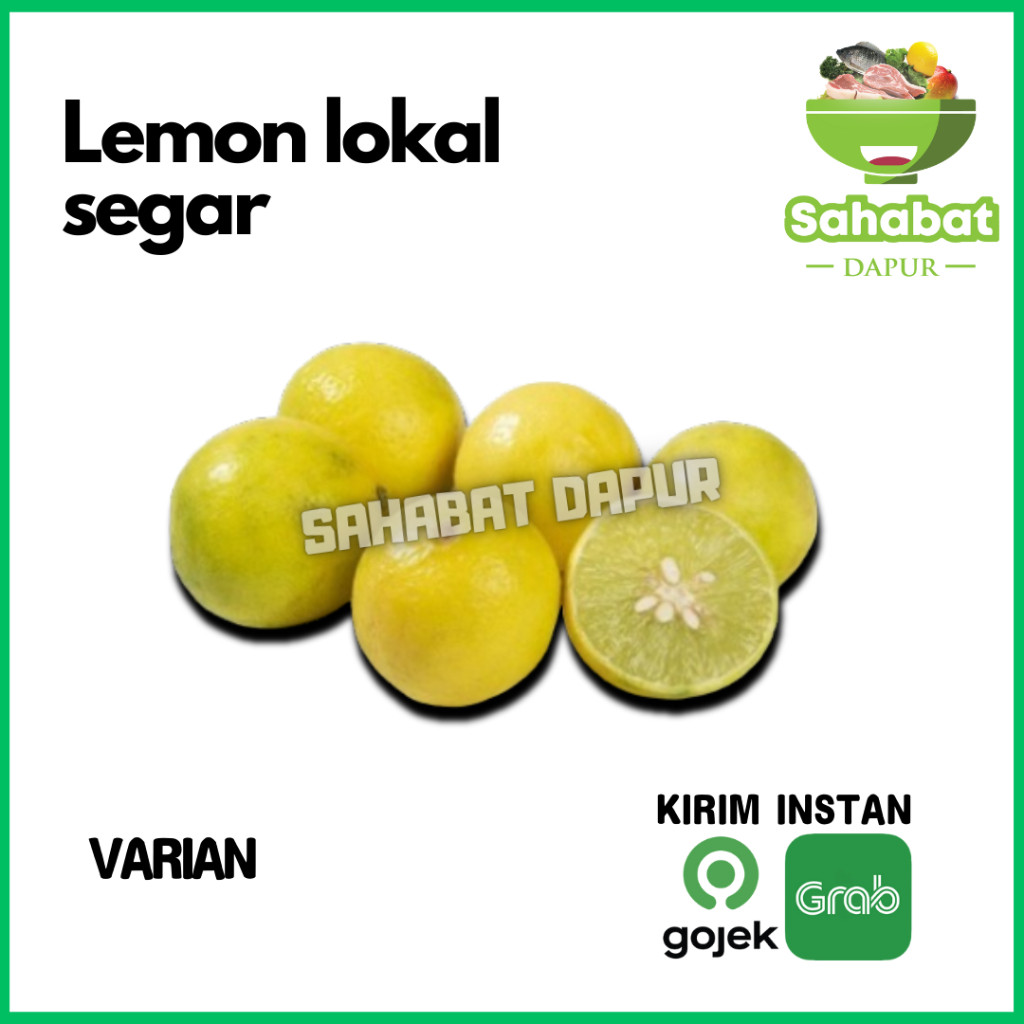 Lemon Lokal / Jeruk Lemon Lokal - Sahabatdapur