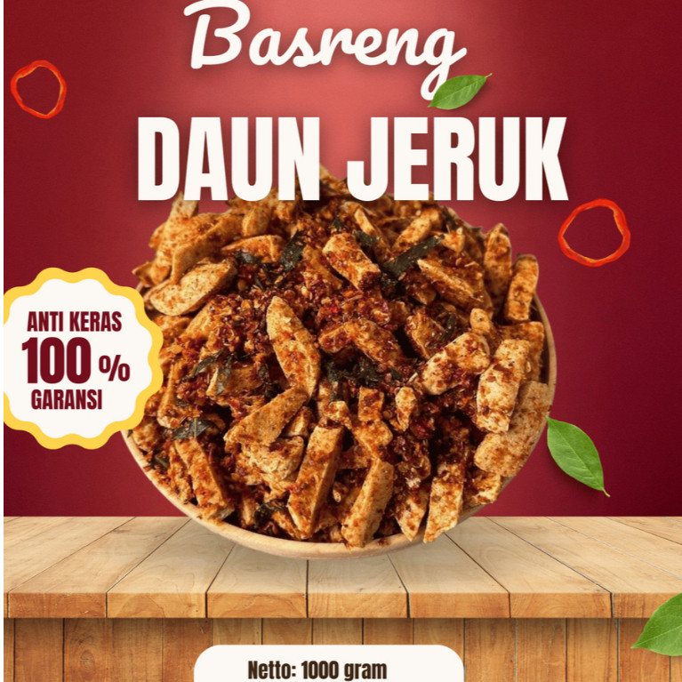

NEW Basreng Pedas Daun Jeruk 1kg Bogor Snack PREMIUM