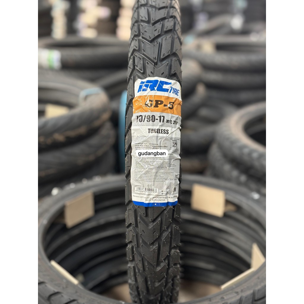 Diskon ( Gp5 - Ring 17 ) Gp5 Uk 70 90 17 Ban Luar Irc Gp5 Tubeless Untuk Motor Bebek
