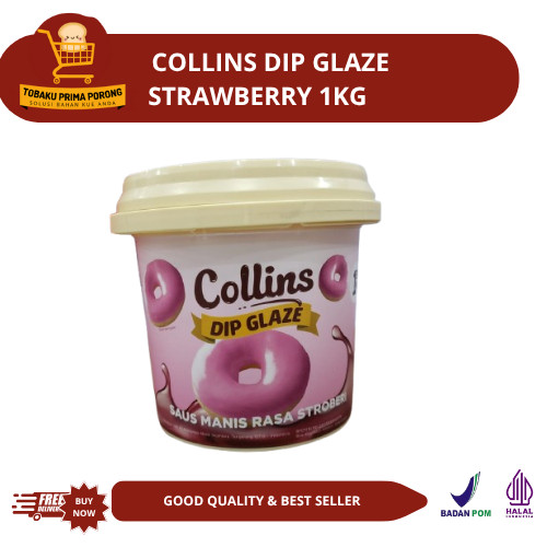 

COLLINS DIP GLAZE STRAWBERRY 1KG