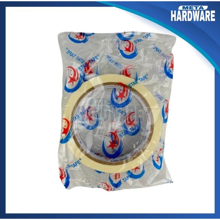 

Masking Tape / Lakban Kertas 1" 22Mm x 18Meter