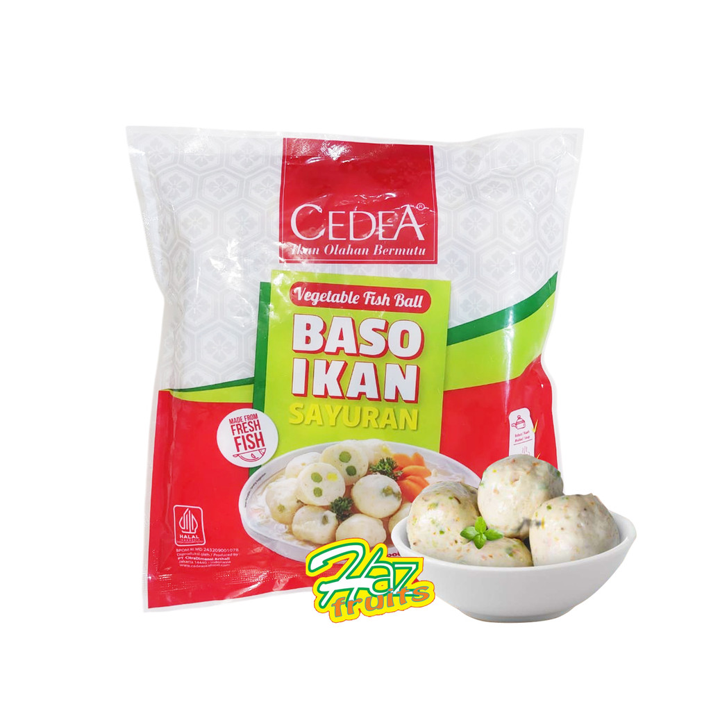 

CEDEA Baso Ikan Sayuran / Vegetable Fish Ball - 500 Gram