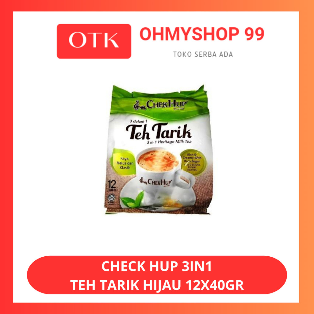 

Chek Hup Hijau 3in1 Teh Tarik 12x40gr