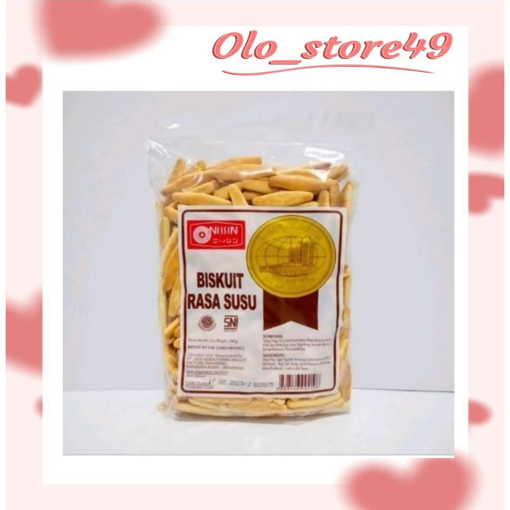 

OLO49 NISSIN FRYCHIPS 300GR - Biskuit Stik Rasa Susu