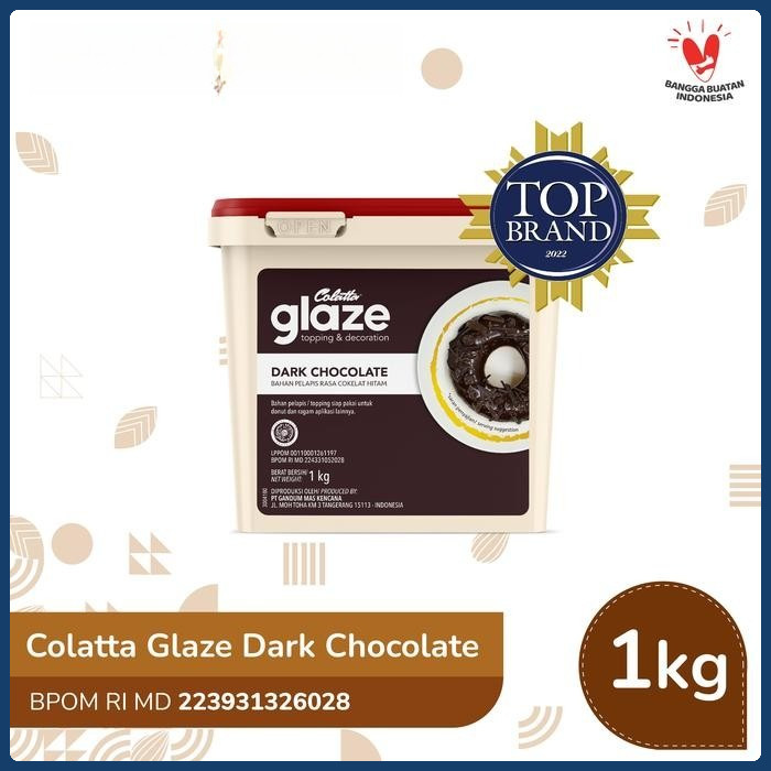 

Colatta Glaze Dark - Bahan Pelapis Rasa Coklat 1Kg Promo