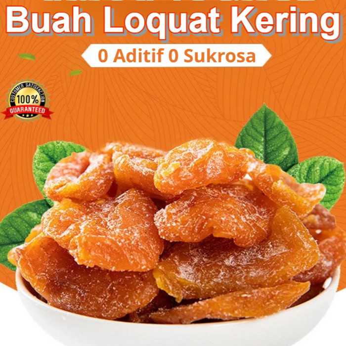 

Coreless Bamboo Salt Loquat Dried Loquat Fruit Preserves Buah loquat kering/Premium Dried Fruits/Organik Dried Loquat Cemilan Sehat/Dried Loquat/0 aditif-100g Tanpa Pengawet, Sehat Loquat Dried