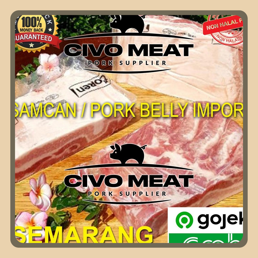 

Pork Belly Samcan Daging Babi Import 1kg