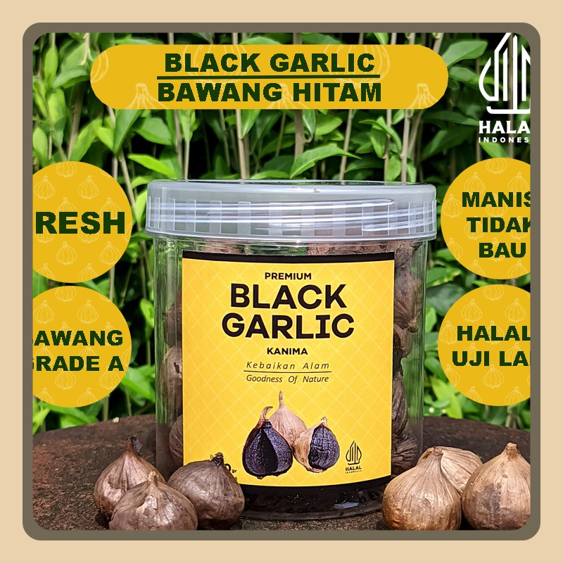 

Black Garlic Bawang Hitam Tunggal 250 Gram Kanima Kualitas Premium | bawang tunggal lanang | black garlic joss | bawang tunggal hitam | black garlik bawang lanang tunggal | bawang lanang hitam