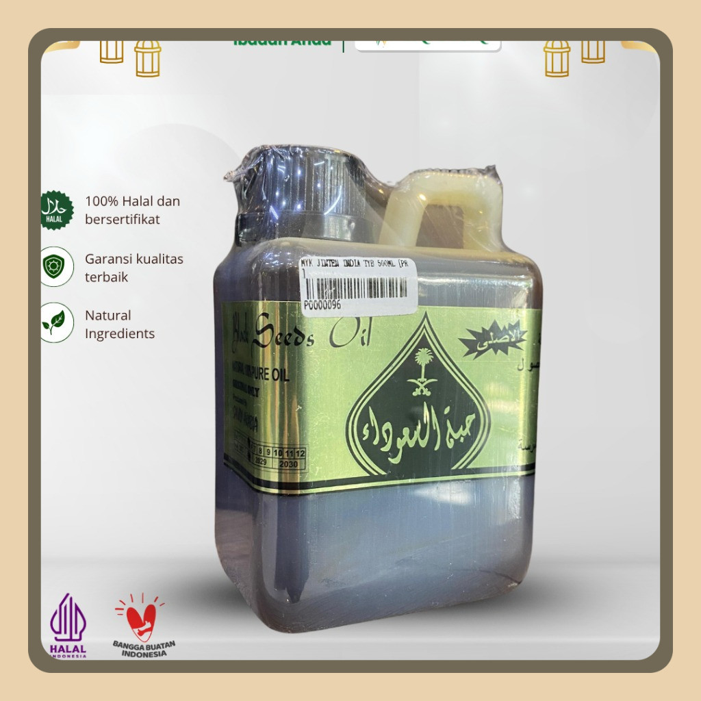 

Minyak Habbatussauda Murni-Minyak Jinten Hindida Cair 500ml (Black Seeds Oil) 100% Original