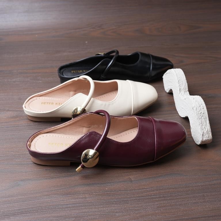 Peter Keiza Sendal Wanita Korean Style Bahan Matte dengan Tali Tengah WC02-01