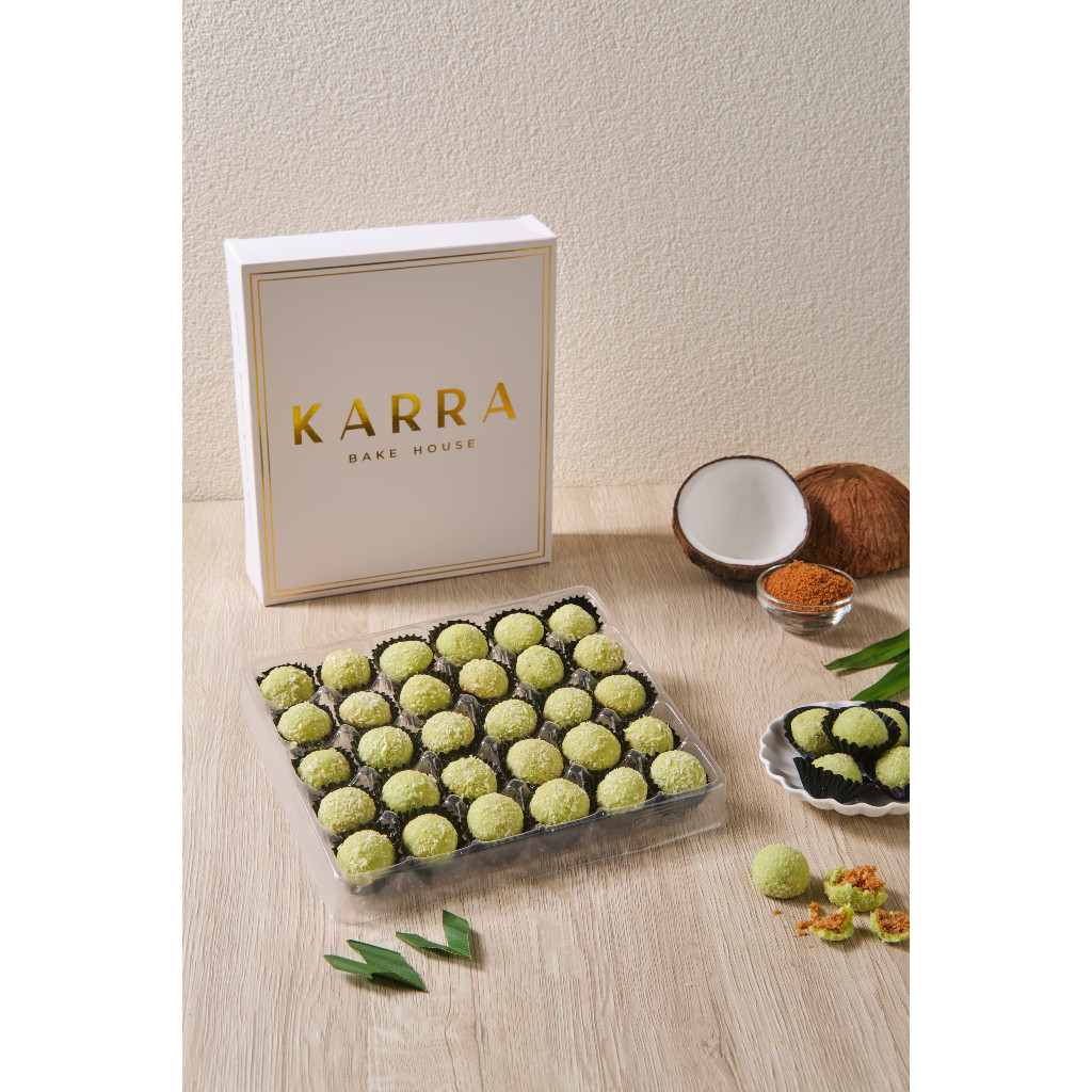 

Karrai's Klepon Cookies (30 pcs) - Mika Edition - Premium Klepon Cookies Homemade - Isi 30 Pcs