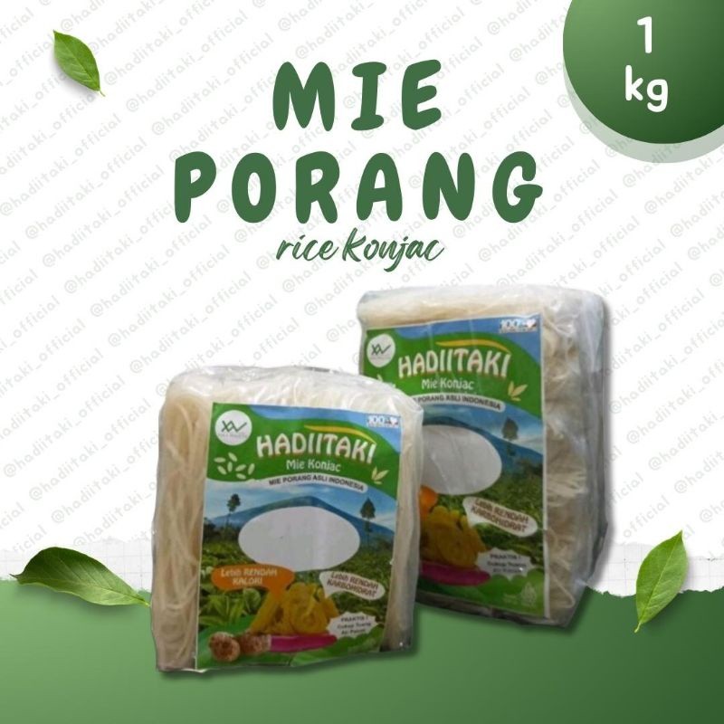 

HADIITAKI Mie Porang 1 Kg - Shirataki/Konjac