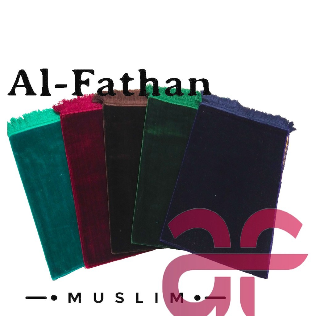 PROMO Sajadah Bulu POLOS WARNA Tebal Ukuran Besar 70 x 110 cm TANPA MOTIF Turki / Oleh Oleh Haji dan
