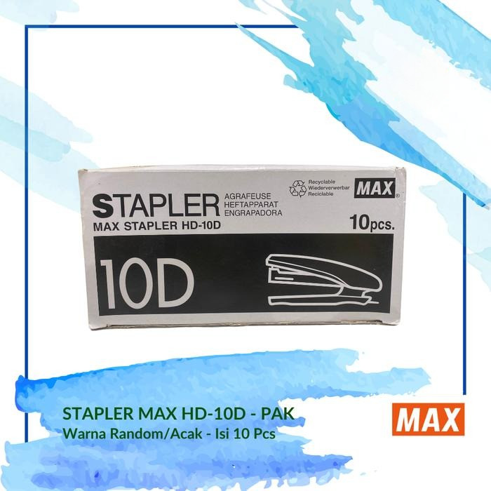 

Stapler Staples Hekter Cekrekan Max HD-10D - PAK 10 PCS