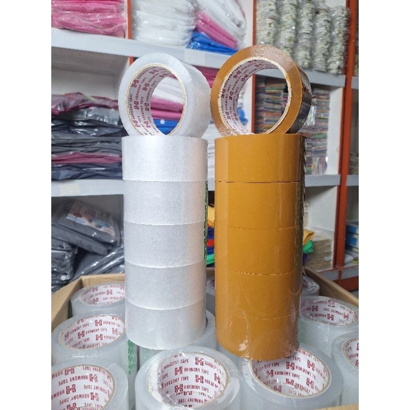 

PAKET Isi 6 Roll LAKBAN TEBAL 90 Yard/Selotip/Lakban Opp Bening/Lakban Coklat/Perekat/Isolasi Pita Perekat
