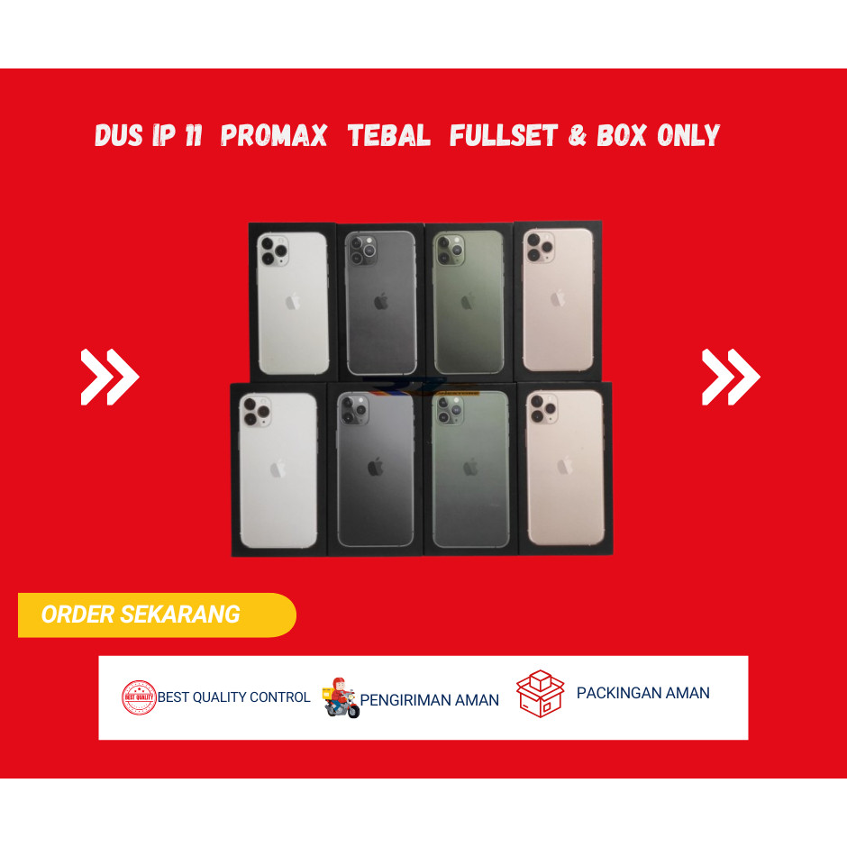 

Dus Box Kotak 11 Pro Max Fullset / Dus Aja - Jagoan Gadget88