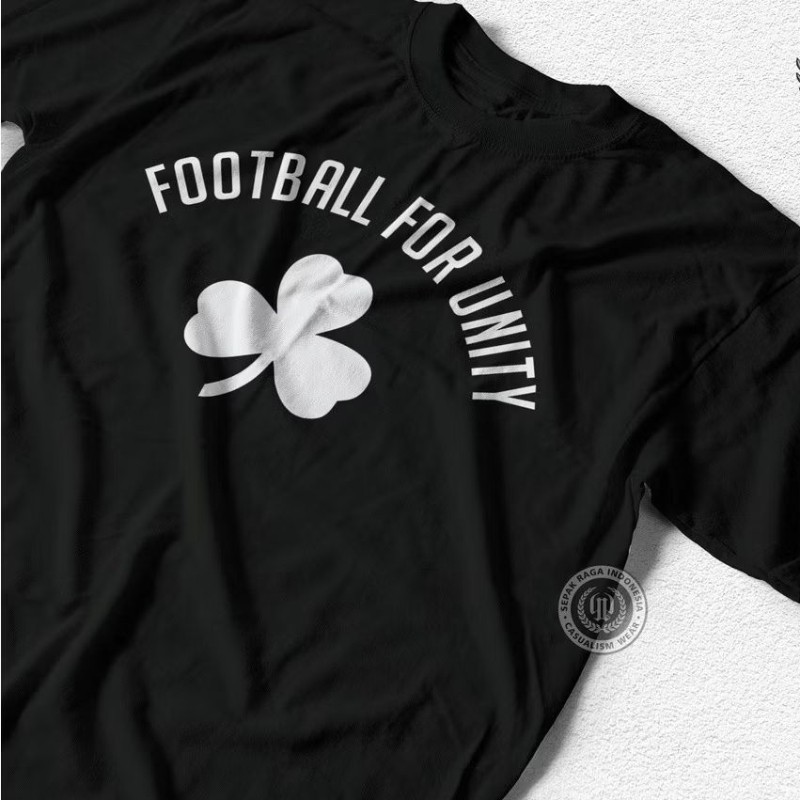 kaos t-shirt Kaos Football For Unity - Kaos Football Casual Sepak Raga Indonesia Bahan Cotton Combed