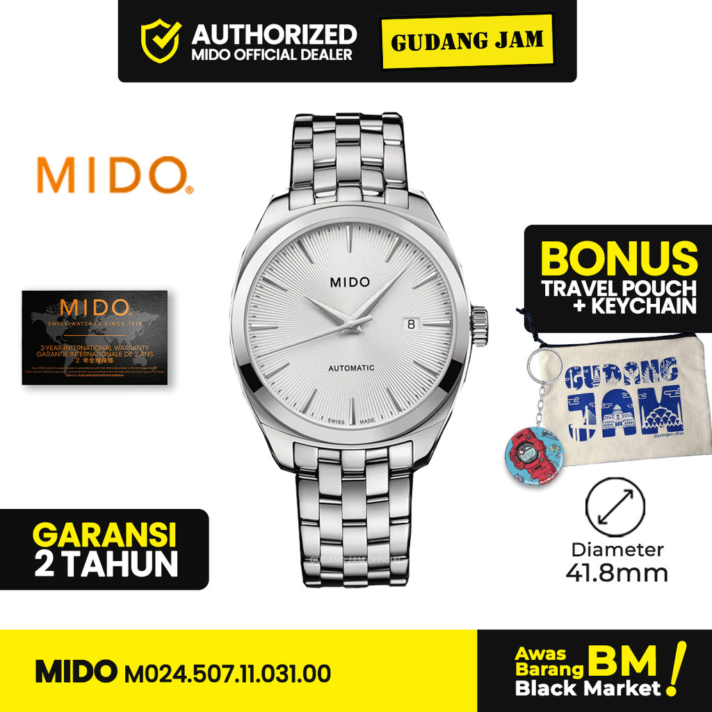 Mido Pria Belluna Royal Gent M024.507.11.031.00 Swiss Watches