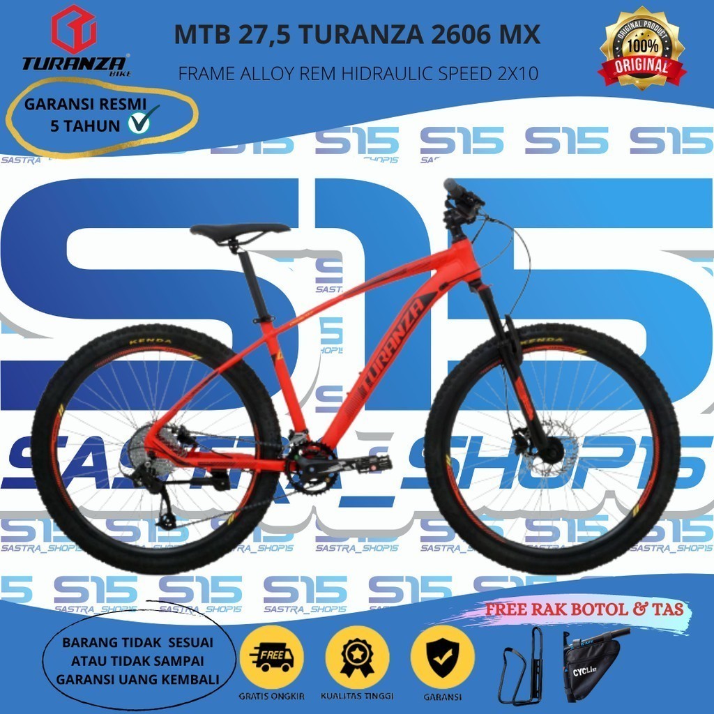 Sepeda Gunung Sepeda Mtb 27,5 Turanza Sepedah Gunung Mtb Sepeda Gunung Murah Speda Gunung Turanza