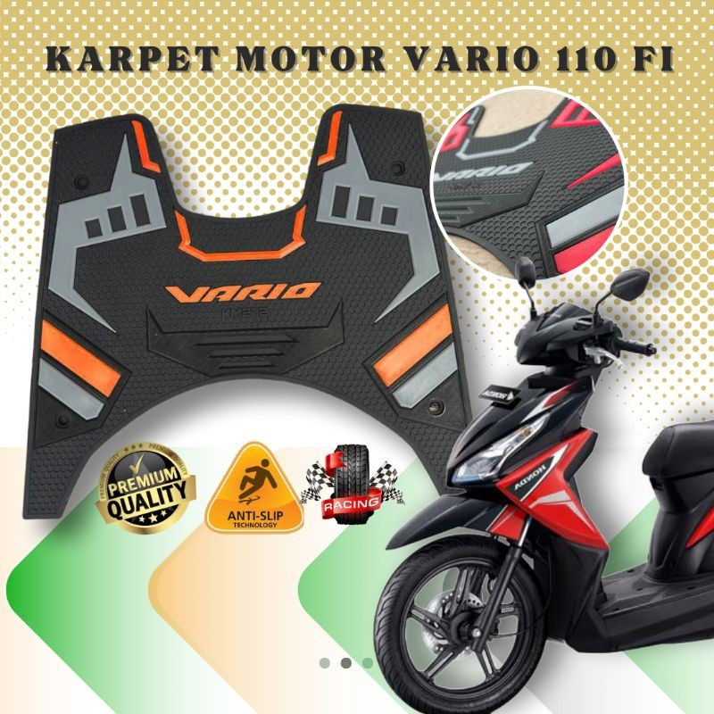 Aksesoris Vario 110 Fi / Karpet Vario 110 Fi / Alas kaki Vario 110 Fi / Pijakan Kaki Vario 110 Fi