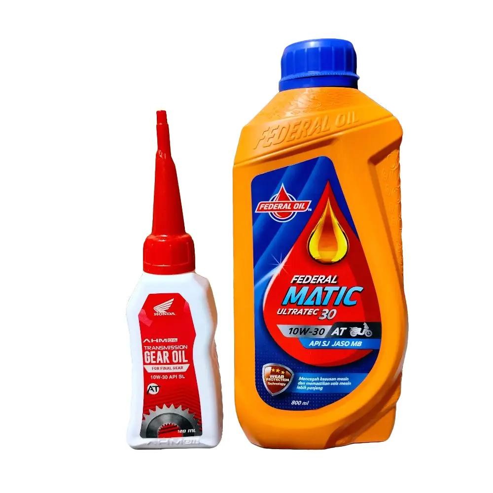 PAKET OLI MATIC FEDERAL MATIC 0,8ml+GARDAN HONDA 120ML SAE 10W-30 Motor Motorcycle Oil